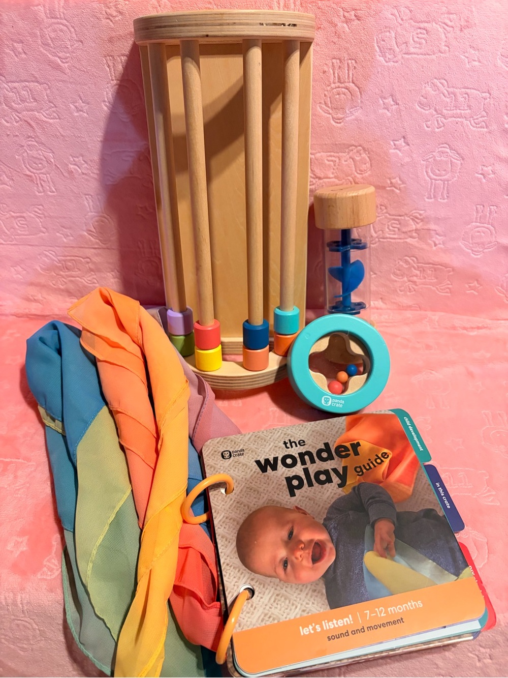KiwiCo “Let’s Listen” 7-12 Months Wooden Play Kit